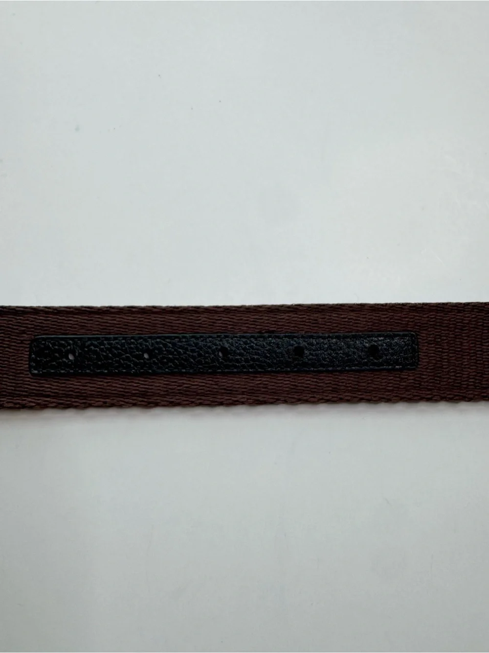 Cole Haan Black and Brown Leather Reversible Belt with Polished Buckle